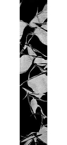 long rectangular black and white collage