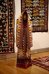 Embroidered Turkoman robe.  