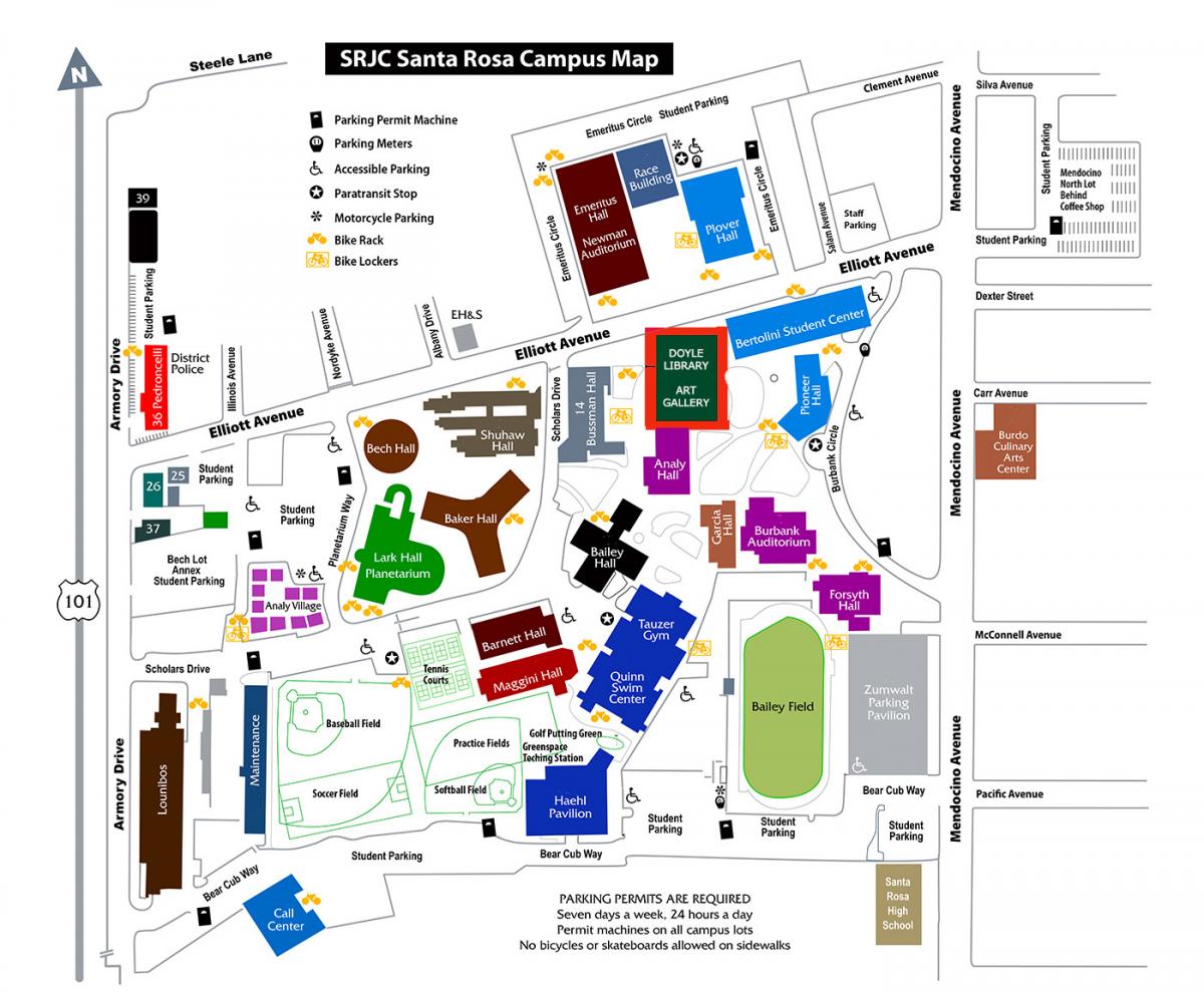 Santa Rosa Jc Campus Map Australia Map