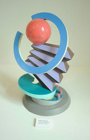 Colorful acrylic maquette 