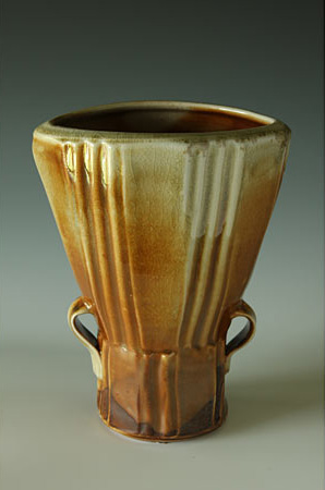 Facetted Wood-Fired Vase 