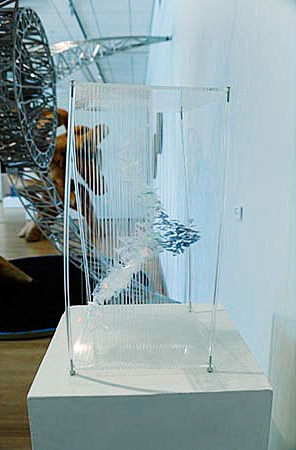 Maquette for iridescent sculpture 