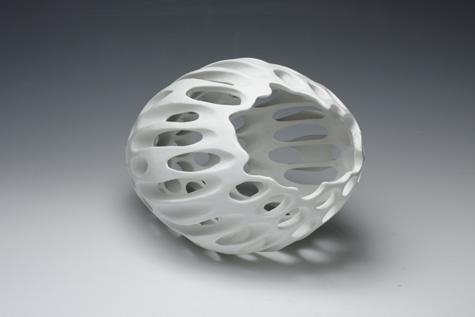 Ceramic piece by Sakurai Yasuko