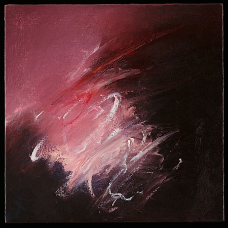 Gestural abstract painting 