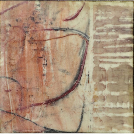 Encaustic abstract painting by Tracy Adams 